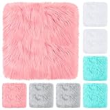 Mixweer 8 Pcs School Locker Rugs 12'' x 12'' Square Soft Fluffy Lockers Carpet Locker Accessories Decorations for Girls Back to School Stuff, Tabletop Photography, Jewelry, Nail Art, Home Decor