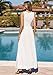 PRETTYGARDEN Summer Maxi Dresses for Women 2026 Sleeveless A Line Flowy Long Casual Sundress Wedding Guest Fashion Clothing (White,Small)