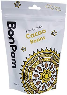 BonPom Raw Organic Cacao Beans 200 g