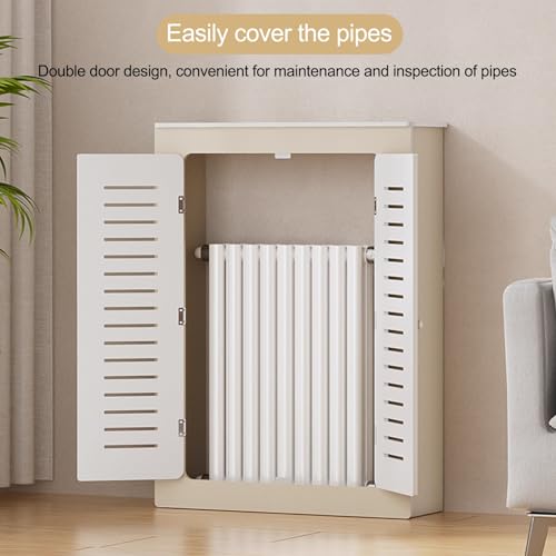 Cache-radiateur salon meuble de rangement au sol et étagère chambre - 4