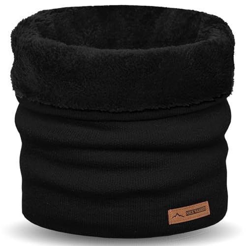 Neck Warmer Gaiter for Men Women,Winter Soft Thick Warm Fleece Lined Face Ski Mask Scarf Cold Weather Running