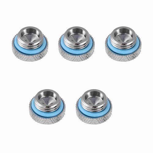GOTOTOP G 1/4 Plug G1/4 Thread Brass Water Stopper Plug, Mirror, PC Water Cooling System