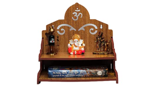 Temple Mandir en bois suspendu pour optimiser l'espace