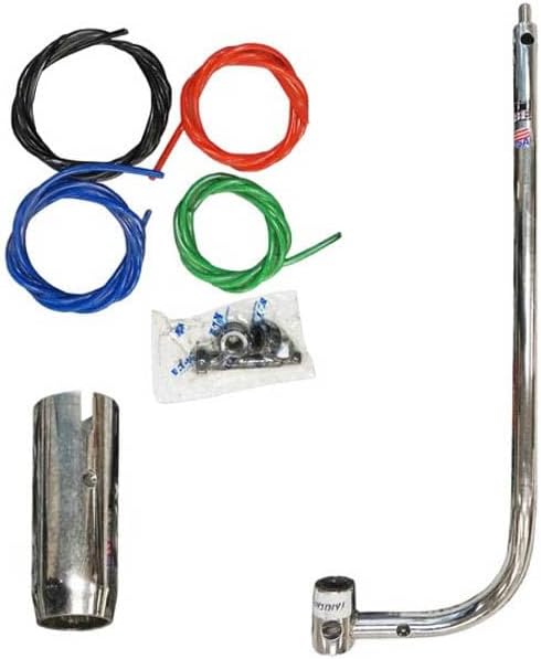 Technical Precision Replacement for Kenworth W900L Year 2003 SS Shift Stick KIT WRND 1INX30IN Hollow Rod 4 Color of Airlines KNOB Cover Isolator Bolt KIT