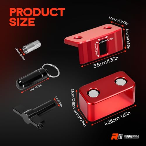 OBD2 Port Lock, Anti-Theft OBD Port Protector for Cars, Trucks and SUVs, OBD-II Connector Security Blocker (Red) by Rogierra - Image 6