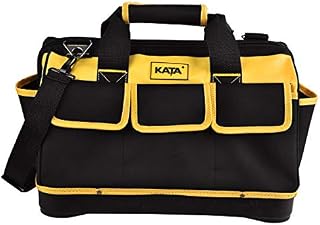 KATA 16 Inch Heavy Duty Tool Bag with Wide Mouth for Tool Storage