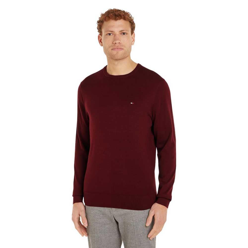 Tommy Hilfiger Jersey Hombre Essential Cotton Crew Neck de Algodón