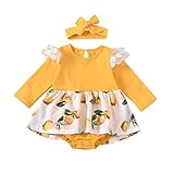 1 Zoll = 2,54 Cm Jaskdconsy Kleinkinderspitze Kleidung Haarband Romper Baby-Set Jumpui Kinder Outings Mädchen Outfits & Set H M Kinder