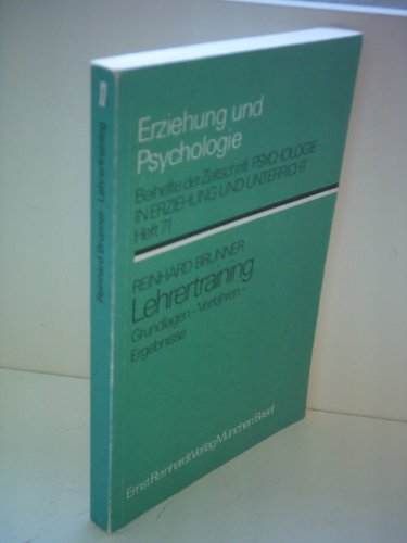 Lehrertraining : Grundlagen, Verfahren, Ergebnisse.