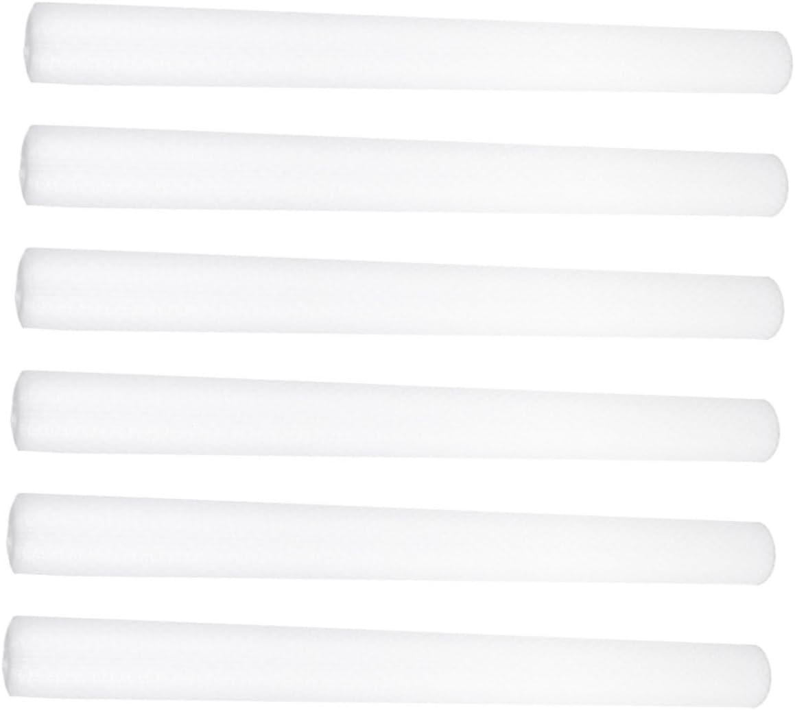 6PCS Waterproof Refrigerator Liners Non-Slip Drawer Mats Multi-Purpose Shelf Cushion Pads (45x150cm White) for Kitchen Cabinets and Drawers