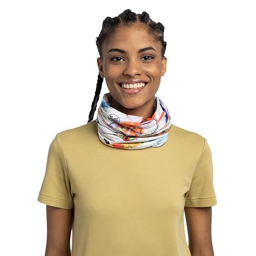 Image of BUFF CoolNet UV Neck Gaiter, UPF 50 Sun Protection, Breathable, Versatile, Quick Dry Face Mask, Fishing Designs, Adult Size