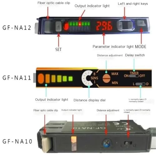 Capteur réflexion diffuse GF-NA11 NPN pour automatisation et convoyage industriel