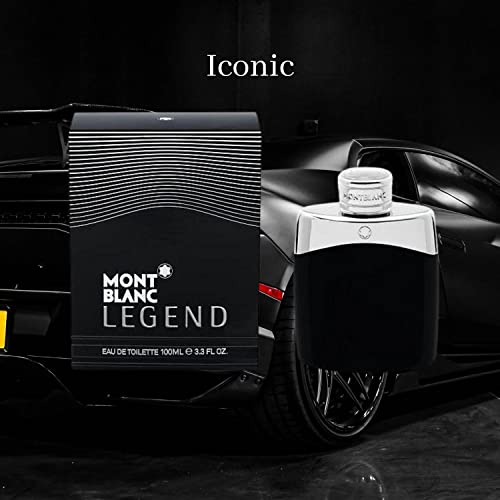 Mont Blanc Legend, Mont Blanc Cologne Men, Mont Blanc Cologne For Men 3.3 Oz, Mont Blanc Perfume Men, Mont Blanc Legend Cologne For Men - Comes With Jvf Merchandise Travel Bag #TOP3