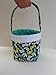 Handmade Quilted Easter Basket in a Toss Video Game Controller Print