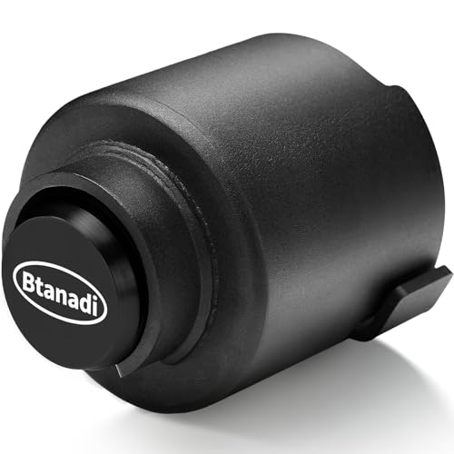 Btanadi Trailer Lock Fits 2 5/16 Inch Coupler, Upgraded Heavy-Duty Steel Hitch Lock, Anti-Theft & Pry-Resistant for RV, Boat, Cargo Trailer (Black)
