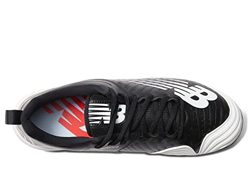 New Balance womens Fuse V3 Metal Pitch Softball Shoe, Black/Black, 7.5 Wide US
