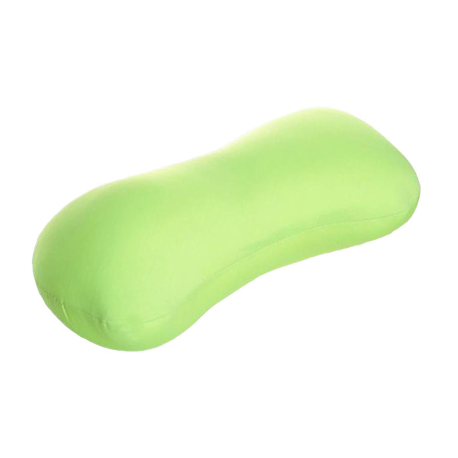 LIXSAZSE Portable Small Pillow Adds Cheerful While Providing Comfortable Neck Back Support Home Or On Go Foam Particle Bone Pillow Cylindrical Portable Small