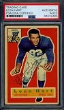 Leon Hart PSA DNA Coa Signed 1956 Topps Autograph - NFL Autographed Football Cards