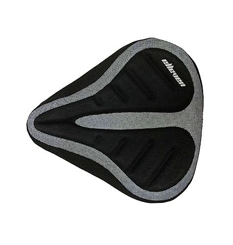 Capa Selim Bicicleta Gel Anatômico Confortável, 255x225mm, Passeio City Rider Estrada Bike Largo Cox