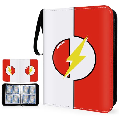 SALUOKE Album de Cartas Coleccionables 4 Bolsillos, Regalo para Niños Niñas