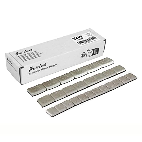 ZERINT 1/4 oz 120 pcs + 1/2 oz 64 pcs + 1 oz 36 pcs Grey, 220Pcs/Box, Mellow Style Adhesive Stick on Wheel Weights Kit, for Cars, Trucks, SUVs, Motorcycles WW-M1RG