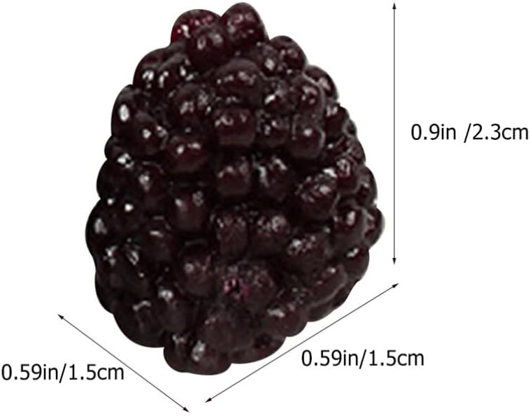 Alasum Artificial Strawberries & Amp; Raspberry Set, Lifelike Fake Berry Ornaments, Mini Simulation Fruit for DIY Crafts Home Kitchen Wedding Party Decoration (18Pcs)
