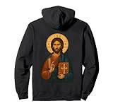 Orthodoxe Ikone Jesus Christus der Lehrer Pullover Hoodie