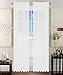 2 Piece Solid White Sheer Window Curtains/drape/panels/treatment size 60"x84"
