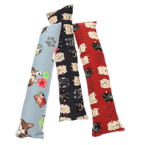 Levemolo 3個 猫薄荷抱枕おもちゃ 屋内ペット用 噛む 遊ぶ インタラクティブな猫ニップトイ ストレス解消 対応