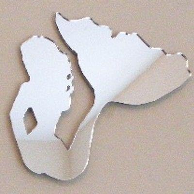 Mermaid Wall Mirror - 20 x 18 cm