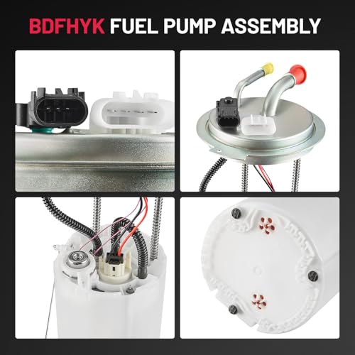 Image of BDFHYK Electric Fuel Pump Module Assembly E4037M Compatible with Chevrolet Express 3500 4500, Compatible with GMC Savana 3500 4500 4.8L 6.0L V8 2010 2011 2012 2013 2014 2015 2016 Replace 19211074