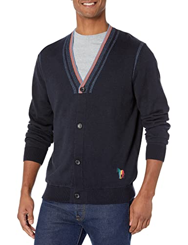 Paul Smith Men's Zebra Button Thru Cardigan