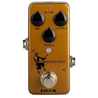 Gold and Silver modes,2 independent pedal sound in one mini stomp box Gain, Treble and Output Controls Voltage Converter True Bypass / Buffer Bypass