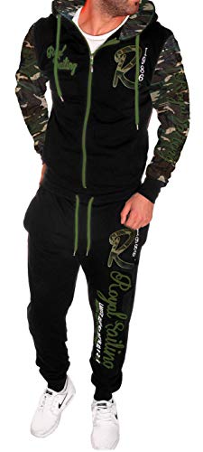 Herren Fitness Jogginganzug Sportanzug Trainingsanzug A. Royal Sailing (5XL Camouflage) Herren Fitness Jogginganzug Sportanzug Trainingsanzug A. Royal Sailing (5XL Camouflage)