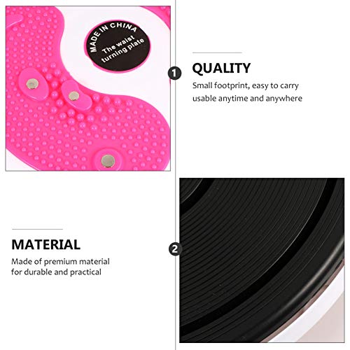 Besportble Aparador de cintura Ab com placa de torção e disco de torção abdominal para modelar o cor