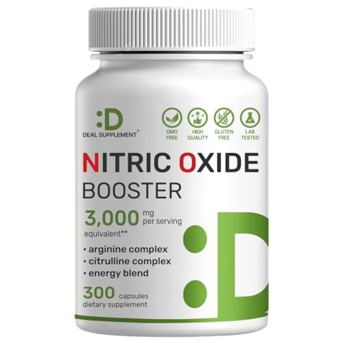 Bayland Health Nitric Oxide Booster 3,000mg – 300 Caps
