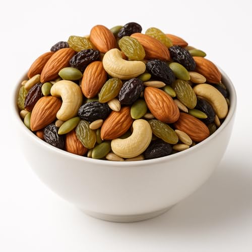 Image of Organic Box 100% Natural and Premium Healthy Mix Dry Fruits and Nuts Healthy for Every Occasion Fresh and Healthy Dry Fruits (1000 Gram) - Diwali Gift Pack