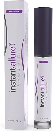 Instant Allure Brow and Lash Growth Accelerator Serum | Visibly Longer Eyelashes & Fuller Eyebrows | Clinically Tested Biotin Infused Clear Mascara for Women | Potent Brow & Lash Enhancing Formula