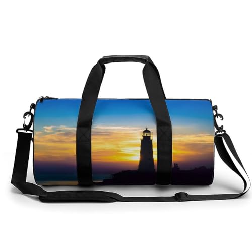 Sac de sport gym Phare Plage et sac de voyage week-end de 45x23x23cm