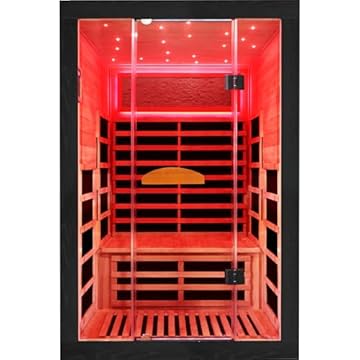 outdoor sauna red light therapy