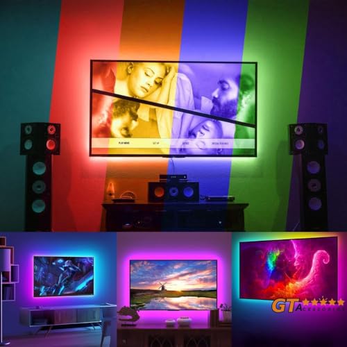 Kit Completo Fita Led 5Metros 5050 Coloridas - Aprova D'agua, Controle Remoto, Auto-Colante e Maleá