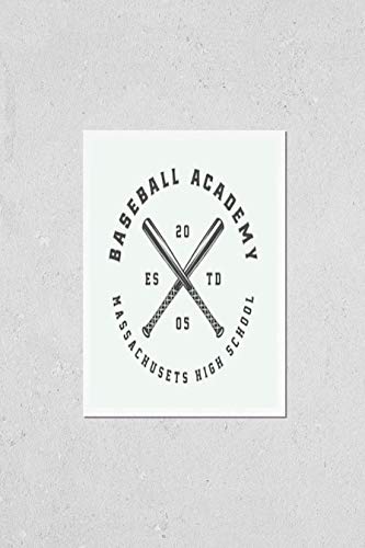 HardPress Wall Art Poster Print of Vintage Baseball Sport Logo,