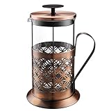 A solo 4 minuti per visualizzare completamente l'aroma del caffè, fintanto che l'asta di pressione facilmente, la polvere di caffè può essere sigillato al fondo della pentola, arrestare il processo di ammollo.