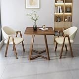 Peu encombrant et polyvalent : parfait pour les petits espaces comme les cuisines, les appartements, les dortoirs ou les balcons, cet ensemble de salle à manger compact sert également de table de petit déjeuner ou pour profiter du thé et du café de l'après-midi.