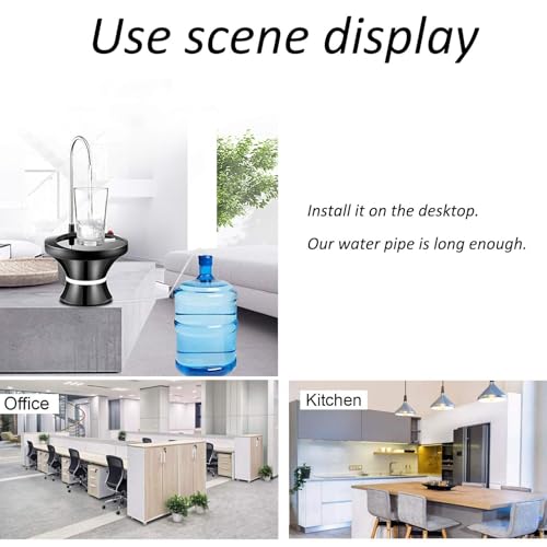 Distributeur d'eau rechargeable USB à 2 interrupteurs pour bouteille 8 à 18L - 7