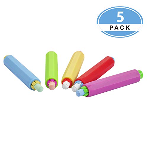Ciaoed 5 PCS Verstellbarer Kreide Holder Cover Clip Ersatz Fall für Lehrer Schule Küche Büro Tafel