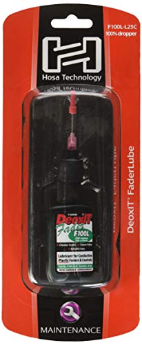 Hosa F100L-L25C CAIG DeoxIT FaderLube, 100% Dropper, 25 ml