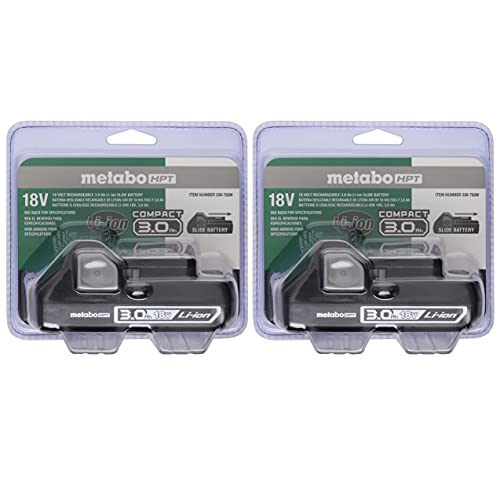 Hitachi BSL1830C 339782 18V 3.0Ah Lithium Ion Battery (2 Pack) - in Retail Packaging
