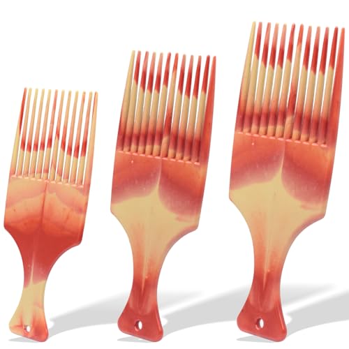 Set de 3 peines bicolor para peinado miniatura 1