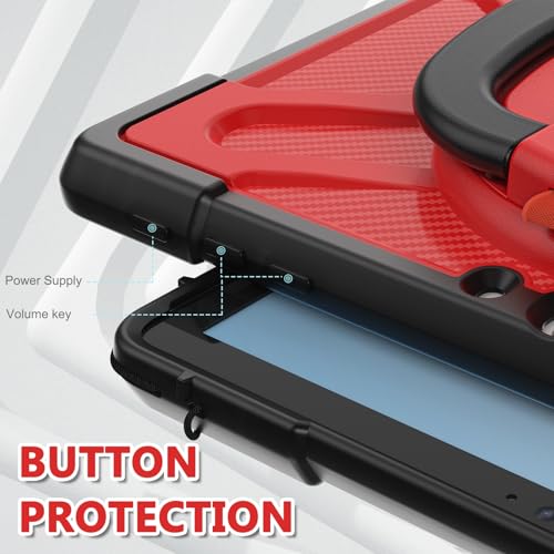 Coque compatible Microsoft Surface Pro 7 antichoc avec béquille rotative 360° - 6